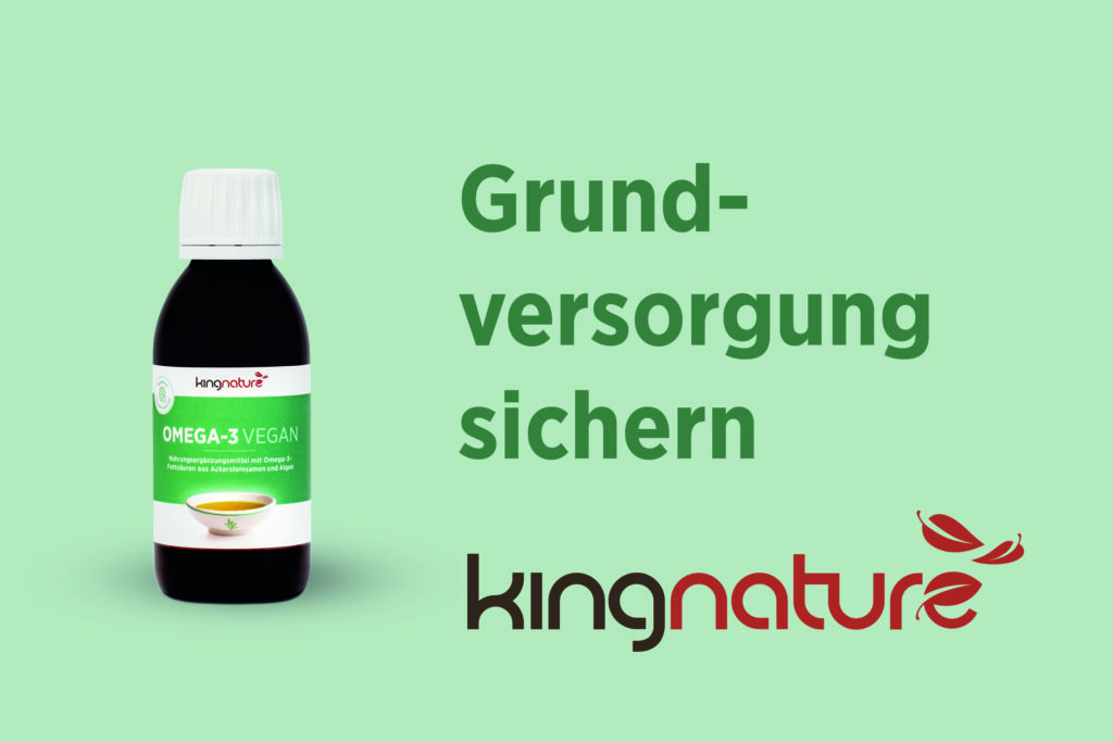 Bannerwerbung Omega-3 Vegan