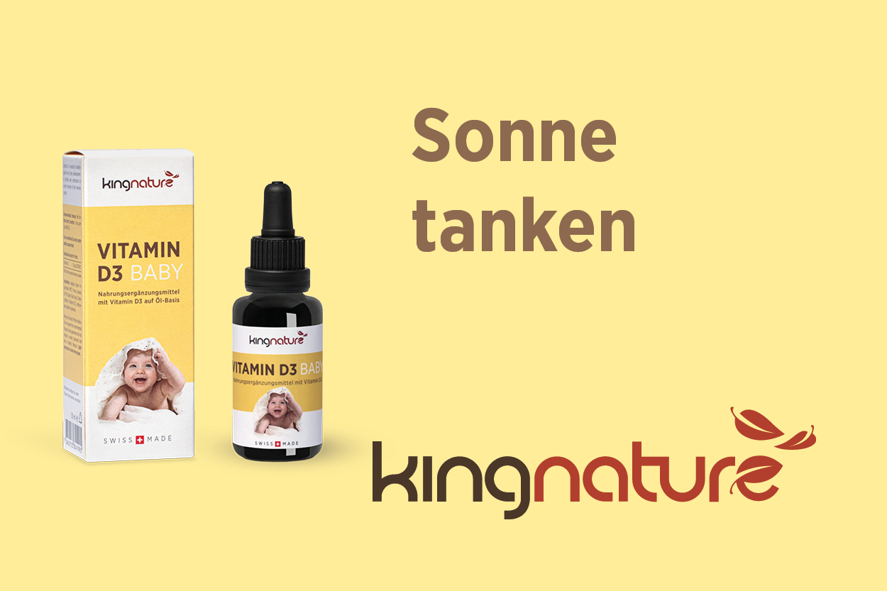 Vitamin D3 Baby, Sonne tanken