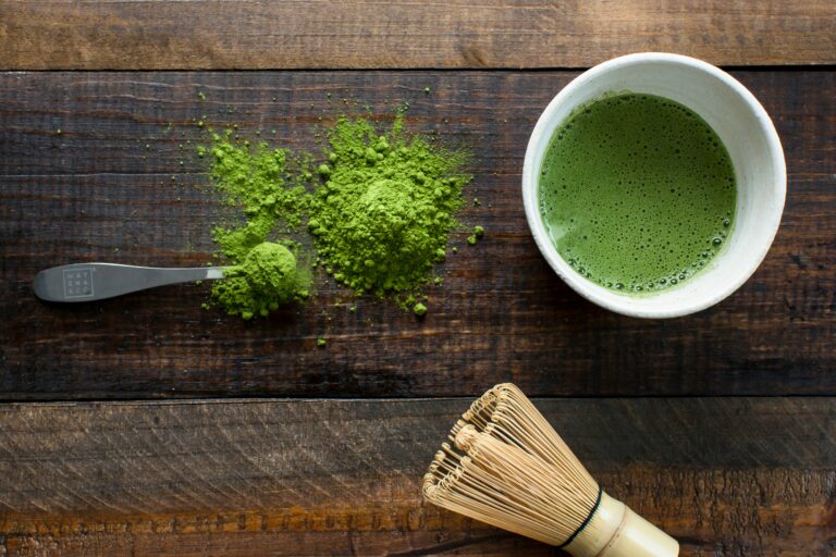 Grüntee und Matcha