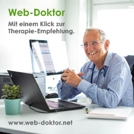 Jetzt den Online-Web-Doktor testen: Mit einem Klick zur Therapieempfehlung.