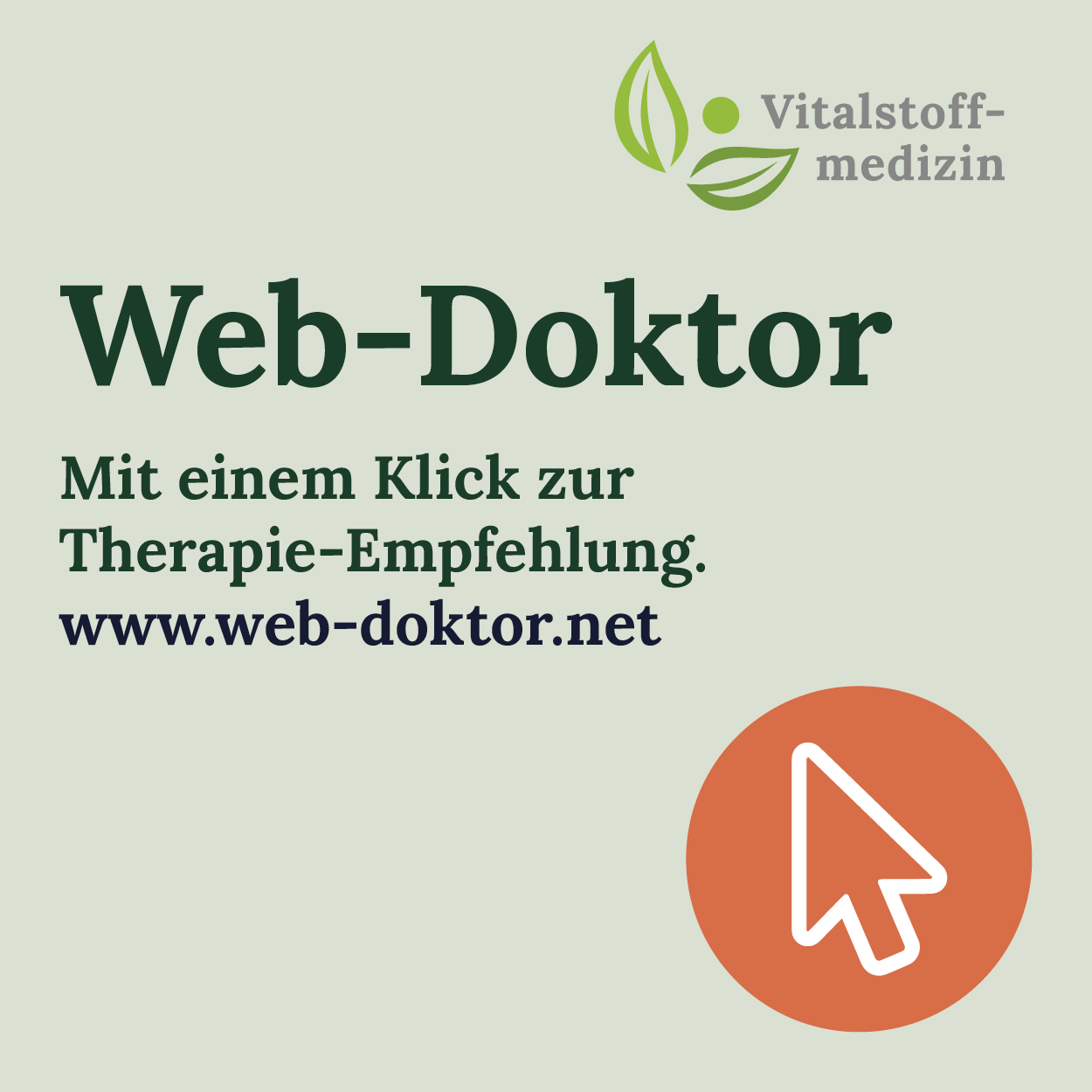 Jetzt den Online-Web-Doktor testen: Mit einem Klick zur Therapieempfehlung.