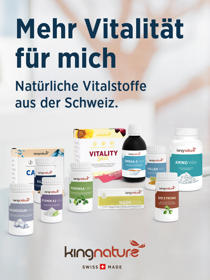 kingnature, grosse Auswahl an natürlichen Vitalstoffen